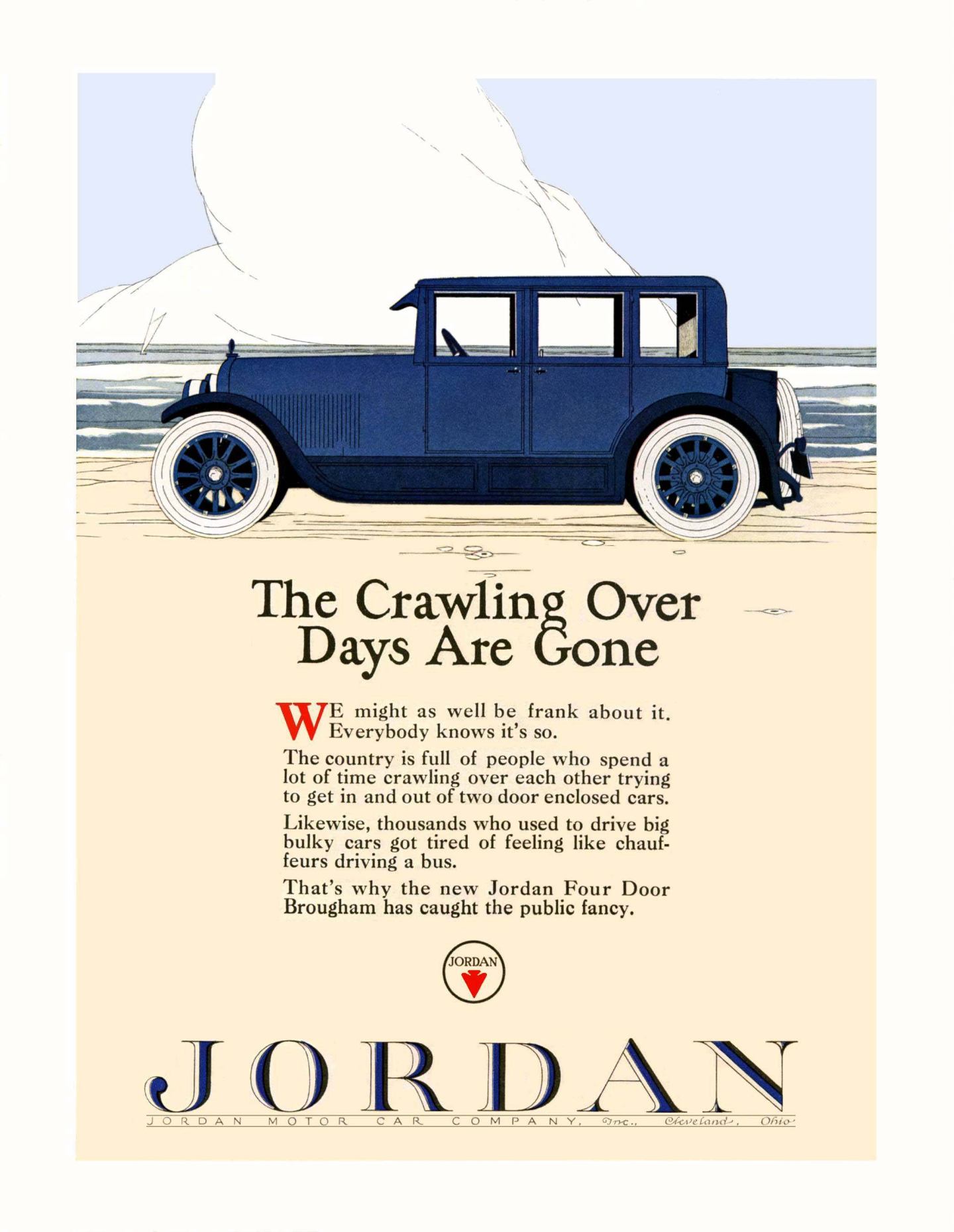 1923 Jordan Auto Advertising